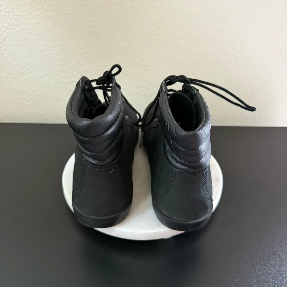 Timberland Black Nubuck Leather Dausette Sneaker Ankle Boots Sneakers Size 9.5 - Picture 4 of 10